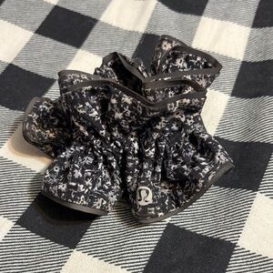 Lululemon Athletica floral reflective Scrunchie